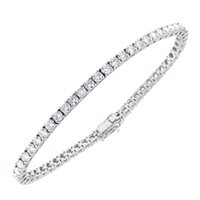 Bracciale Fanton Gioielli Donna TENNIS DIAMANTI in Oro bianco Diamante 5.63 Ct FGTENOB550A - FGTENOB550A